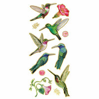 Paper House Productions - Faux Enamel Stickers - Hummingbirds