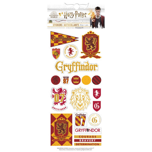 Paper House Productions - Harry Potter Collection - Faux Enamel Stickers - Gryffindor House Pride
