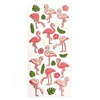Paper House Productions - Stickers - Foil Accents - Flamingos