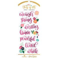 Paper House Productions - Stickers - Foil Accents - Affirmations
