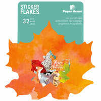 Paper House Productions - Flakes - Cardstock Stickers - Autumn Woods