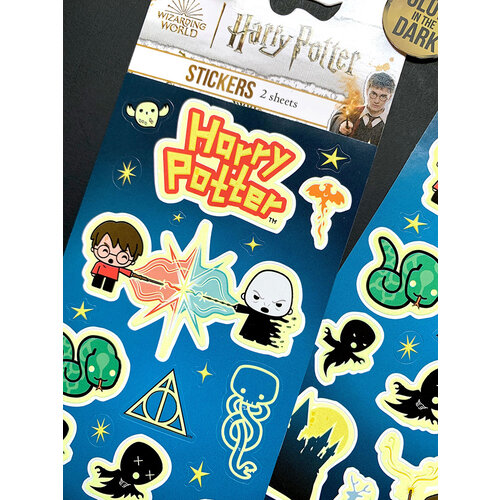 Paper House Productions - Harry Potter Collection - Glow in the Dark  Stickers - Chibi Charms