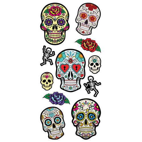 Paper House Productions - Puffy Stickers - Sugar Skulls