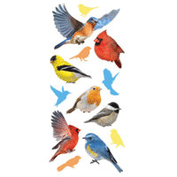 Paper House Productions - Puffy Stickers - Birds