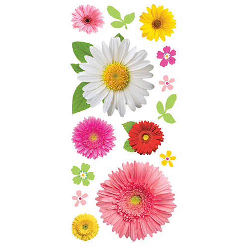 Paper House Productions - Puffy Stickers - Daisies