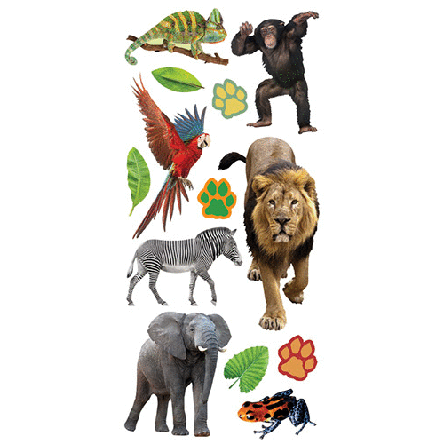 Paper House Productions - Puffy Stickers - Zoo