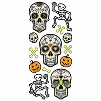 Paper House Productions - Halloween - Puffy Stickers - Skeletons