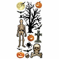 Paper House Productions - Puffy Stickers - Spooky Halloween