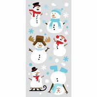 Paper House Productions - Christmas - Sculpted - Puffy Stickers - Snowman