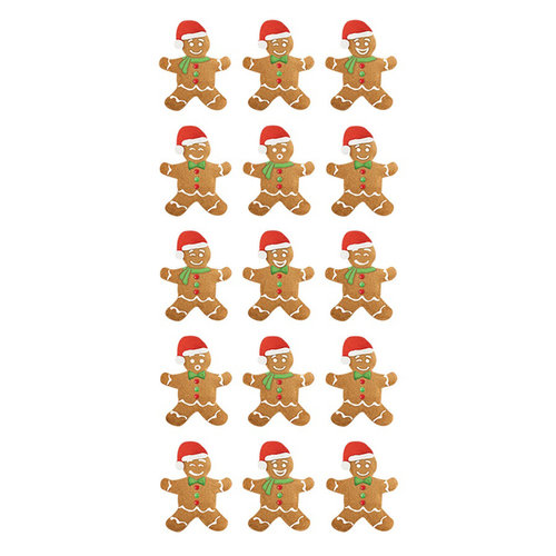Paper House Productions - Christmas - Puffy Stickers - Gingerbread