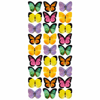 Paper House Productions - Puffy Stickers - Mini Mixed Butterflies