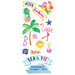 Paper House Productions - Paradise Found Collection - Puffy Stickers - Hello Sunshine