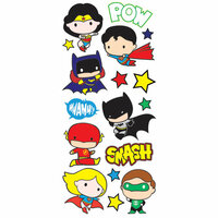 Paper House Productions - StickyPix - Puffy Stickers - Justice League - Chibi Heroes