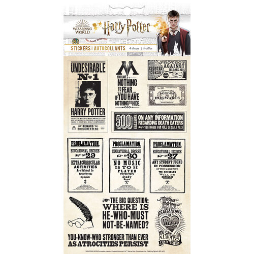 Paper House Productions - Harry Potter Collection - Stickers - Papers and Proclamations