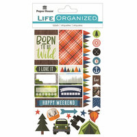 Paper House Productions - Life Organized Collection - Cardstock Stickers - Labels - Outdoors