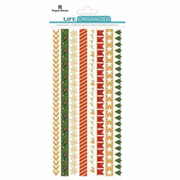 Paper House Productions - Life Organized Collection - Rice Paper Stickers - Borders - Christmas