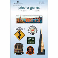 Paper House Productions - San Francisco Collection - Epoxy Stickers - San Francisco