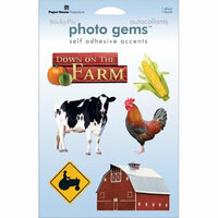 Paper House Productions - Farm Collection - Epoxy Stickers - On the Farm