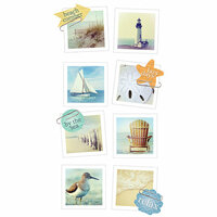 Paper House Productions - Snap Shots - Cardstock Stickers - At the Shore