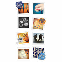 Paper House Productions - Snap Shots - Cardstock Stickers - Basketball