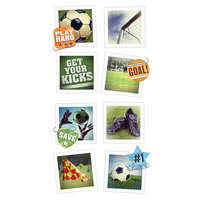 Paper House Productions - Snap Shots - Cardstock Stickers - Soccer