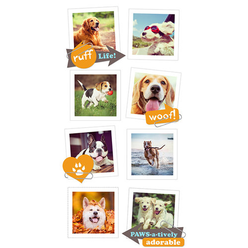 Paper House Productions - Snap Shots - Cardstock Stickers - Dogs
