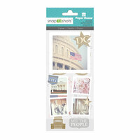 Paper House Productions - Snap Shots - Cardstock and Clear Stickers - Washington DC