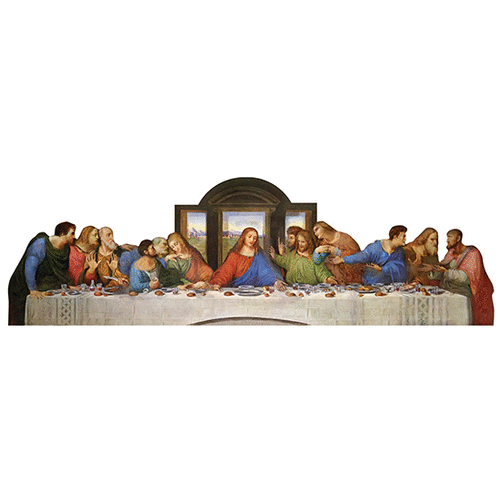 Paper House Productions - 3 Dimensional Cardstock Stickers with Foil Accents - The Last Supper