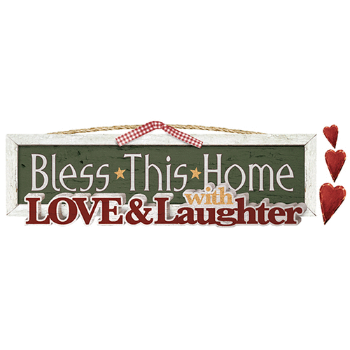 Paper House Productions - 3 Dimensional Stickers with Foil Accents - Bless This Home