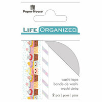 Paper House Productions - Life Organized Collection - Washi Stickers - Kawaii with Foil Accents