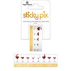 Paper House Productions - StickyPix - Washi Tape - Wine with Foil Accents