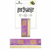 Paper House Productions - StickyPix - Washi Tape - Lotus with Foil Accents