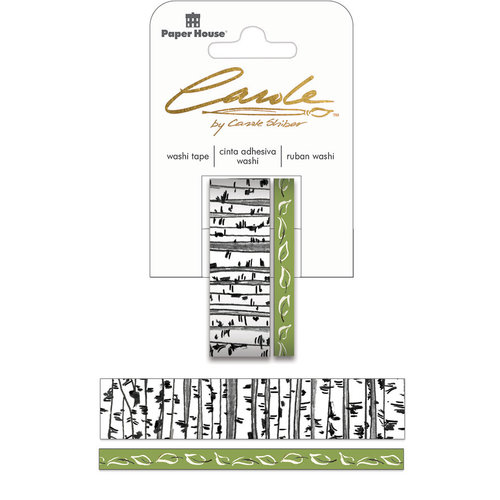 Paper House Productions - StickyPix - Washi Tape - Birch with Foil Accents