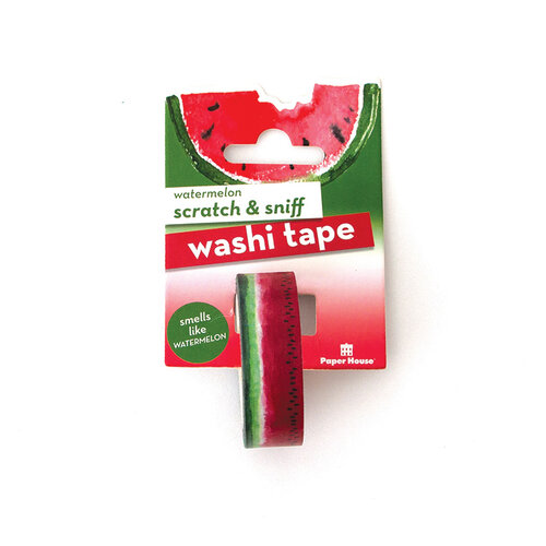 Paper House Productions - Washi Tape - Scratch and Sniff - Watermelon