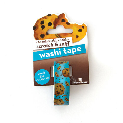 Paper House Productions - Washi Tape - Scratch and Sniff - Chocolate Chip Cookies