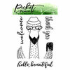 Picket Fence Studios - Clear Photopolymer Stamps - Hello, Beautiful