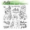 Picket Fence Studios - Clear Photopolymer Stamps - Pretty Birds