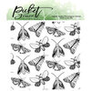 Picket Fence Studios - Clear Photopolymer Stamps - Moths