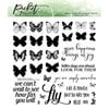 Picket Fence Studios - Clear Photopolymer Stamps - Baby Butterfly Beauties