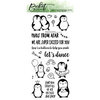 Picket Fence Studios - Clear Photopolymer Stamps - Penguins Wanna Have Fun