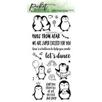 Picket Fence Studios - Clear Photopolymer Stamps - Penguins Wanna Have Fun