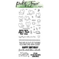 Picket Fence Studios - Clear Photopolymer Stamps - Purr-fect For Me