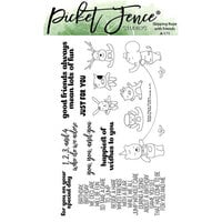 Picket Fence Studios - Clear Photopolymer Stamps - Skipping Rope With Friends