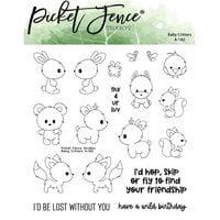 Picket Fence Studios - Clear Photopolymer Stamps - Baby Critters