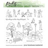 Picket Fence Studios - Clear Photopolymer Stamps - A Walk in the Park