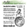 Picket Fence Studios - Clear Photopolymer Stamps - Dance Mode On