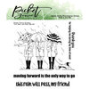 Picket Fence Studios - Clear Photopolymer Stamps - This Rain Will Pass