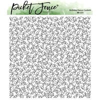 Picket Fence Studios - Clear Photopolymer Stamps - Birthday Dance Confetti