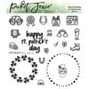 Picket Fence Studios - Clear Photopolymer Stamps - Wreath Building - St. Patrick's Day