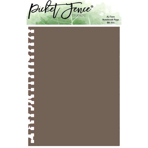 Picket Fence Studios - Clear Photopolymer Stamps - Torn Notebook Page